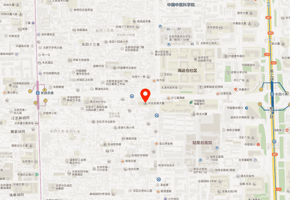 平安发展大厦位置地图